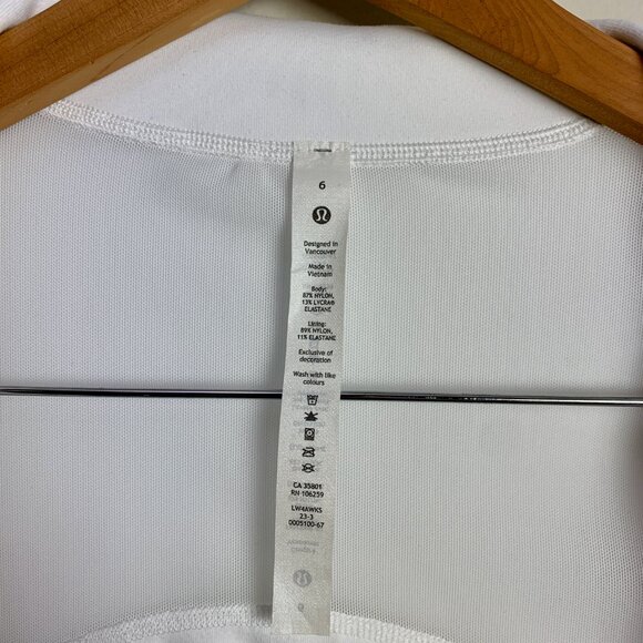 lululemon Define Jacket *Luon in White Size 6 Brand New NWT - Picture 8 of 9